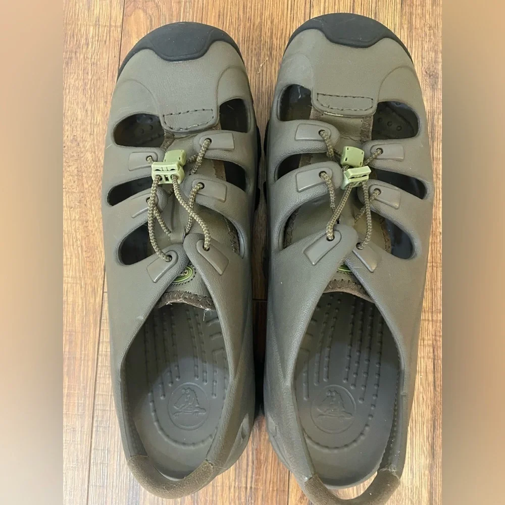 Crocs Men's Outdoor Hiking Bite Collection Trailbreaker Sandals 13 Terrain shoes